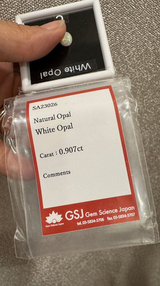 Loose White Opal Gemstone