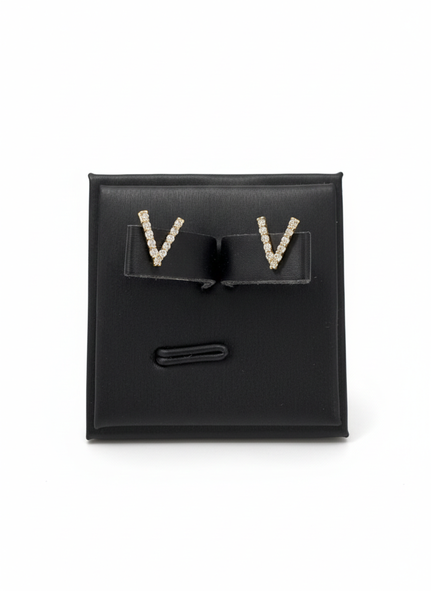 Victory Diamond Stud Earrings